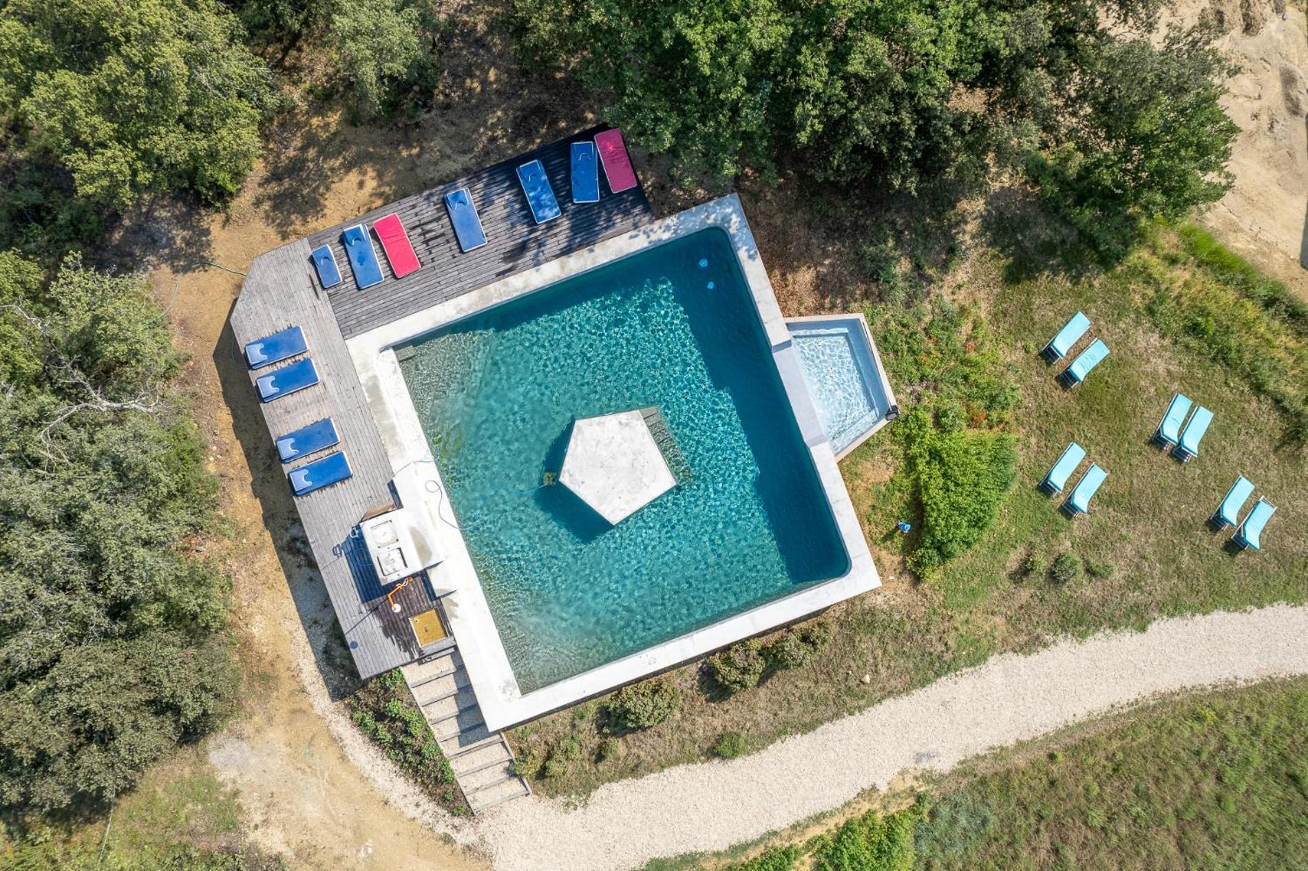 Domaine La Ferme Hi Bride Panzió Villelaure Kültér fotó